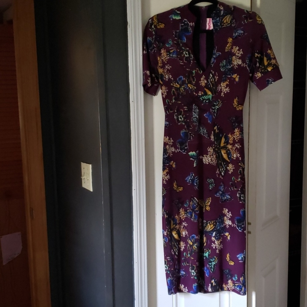 Elizabeth dress in Moth print